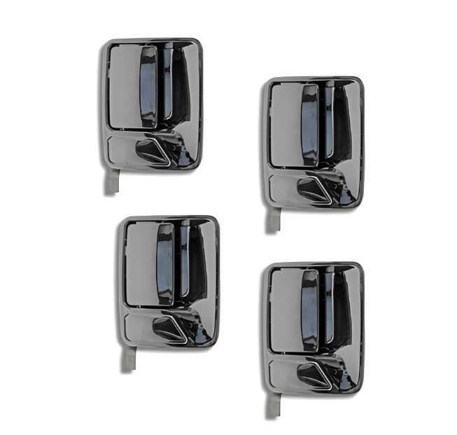 GFCS Chrome 4 Door Handle Covers For Ford Super Duty F250 F350 F450 & Excursion 1999-2016