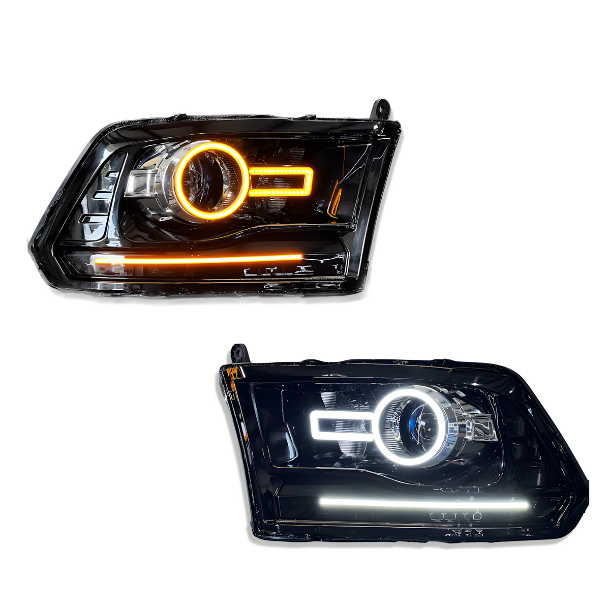 PRE BUILT 2009 18 Dodge Ram OEM Projector Headlights With