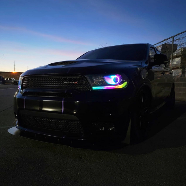 2014-2020 DODGE DURANGO FLOW SERIES DRL & PROJECTOR HALO BUNDLE
