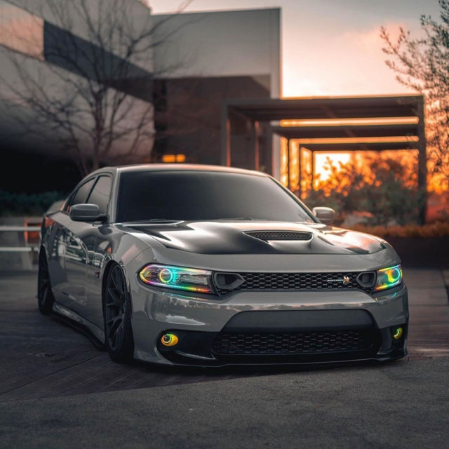 2015-2021 DODGE CHARGER DRL & PROJECTOR HALO BUNDLE - FLOW SERIES