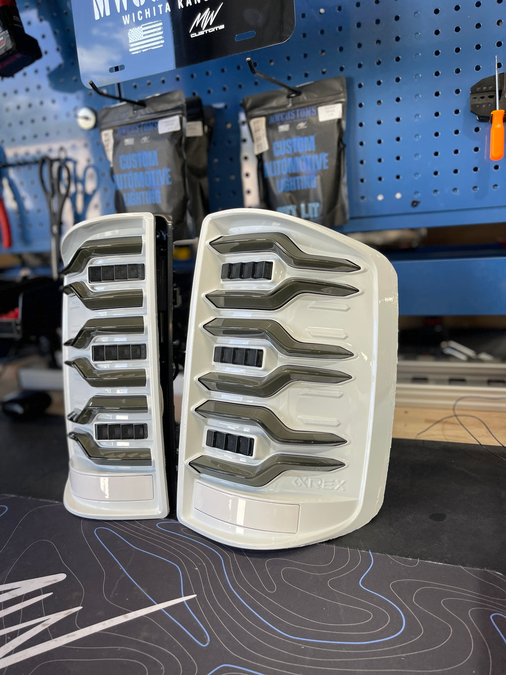 2014 - 18 CHEVY SILVERADO ALPHAREX LUXX SERIES TAIL LIGHTS