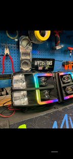 2007 - 13 CHEVY SILVERADO DUAL PROJECTOR + C BAR HEADLIGHTS