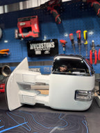 2015 - 20 F150 TOW MIRRORS *PAINT CODE:  Z1*  *AMBER TURN SIGNALS ONLY* *POWER FOLD* *MANUAL EXTEND*