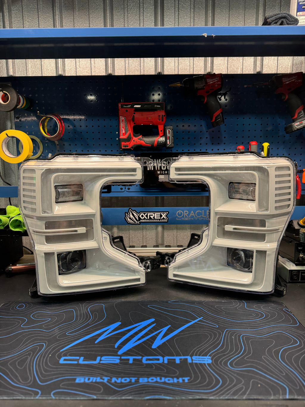2020 - 2022 SUPER DUTY CUSTOM HEADLIGHTS