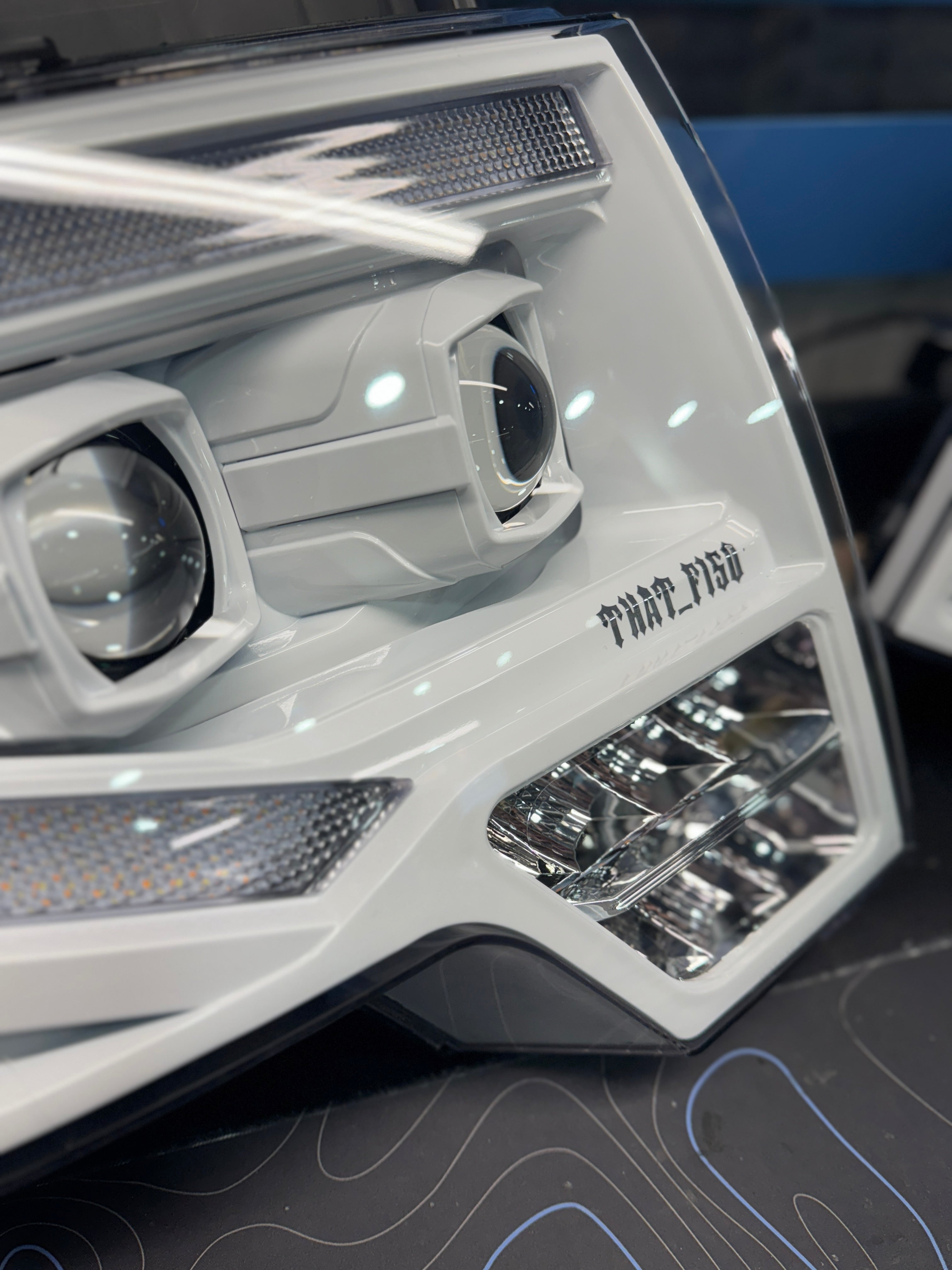 2009 - 2014 F-150 Dual Projector C Bar Headlight