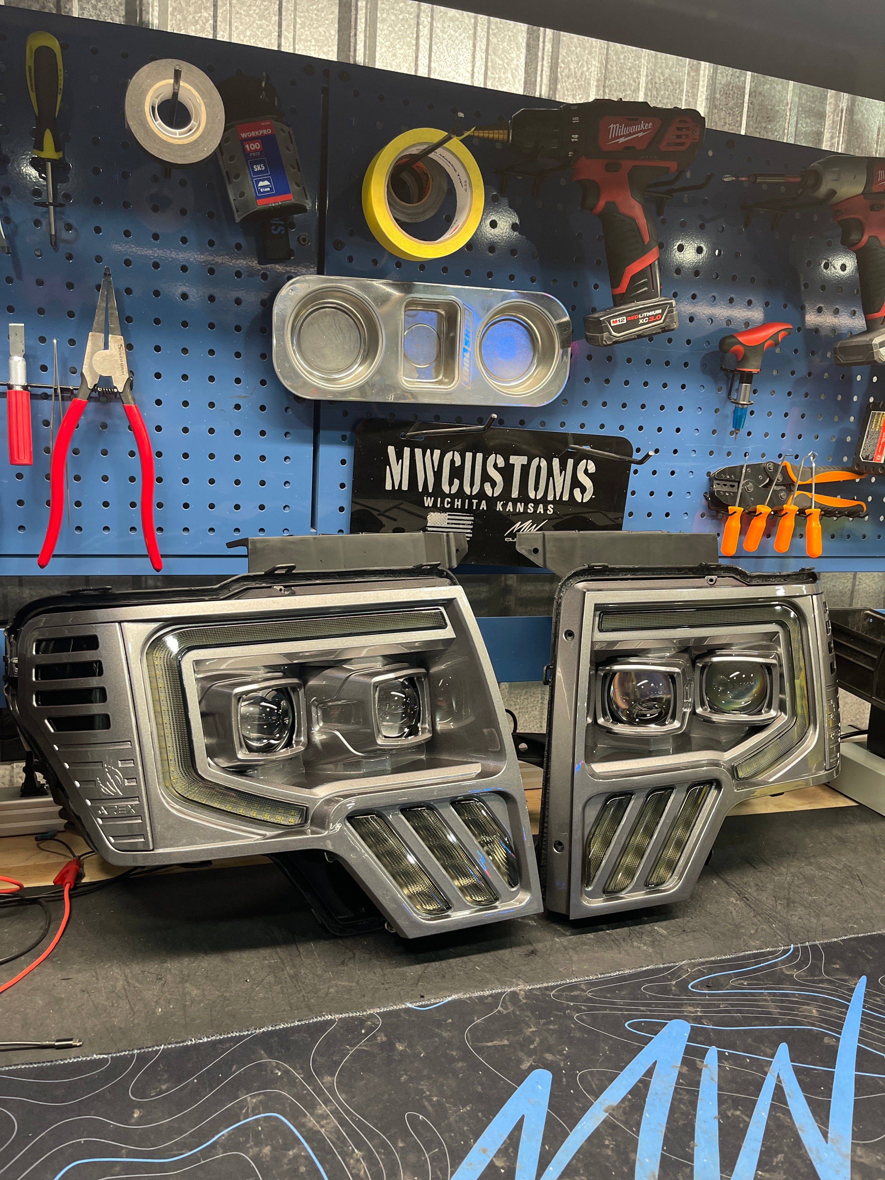 2009-14 FORD F150 ALPHAREX HEADLIGHTS