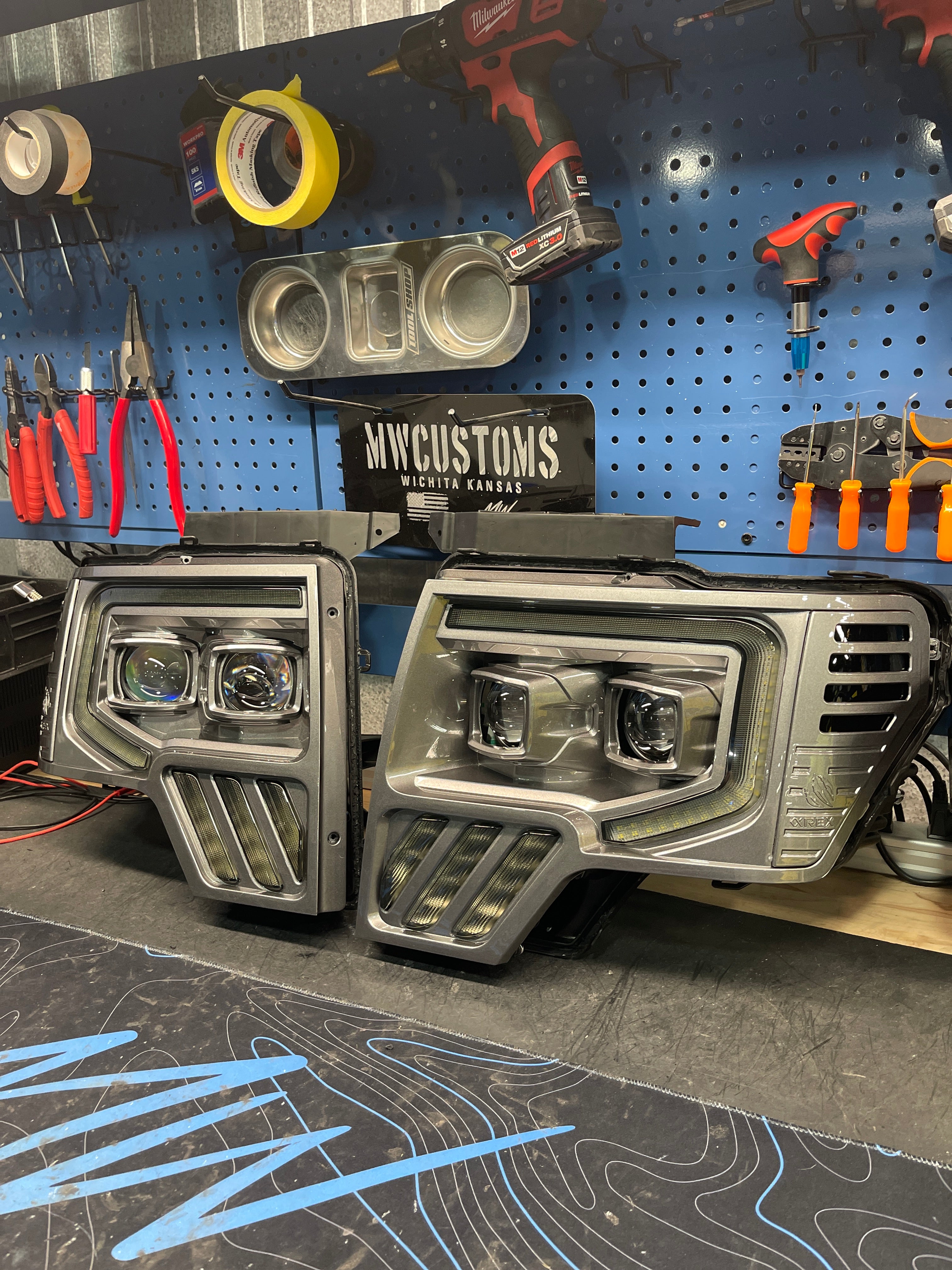 2009-14 FORD F150 ALPHAREX HEADLIGHTS
