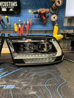 2009-18 ALPHAREX DODGE RAM HEADLIGHTS (5th GEN STYLE)