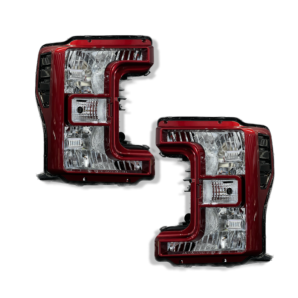 PRE BUILT 2017-19 FORD SUPER DUTY HALOGEN HEADLIGHTS