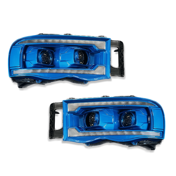 PRE BUILT 2002-05 DODGE RAM ALPHAREX HEADLIGHTS