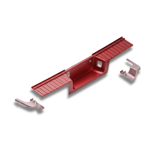 2015 - 26 FORD F150 COLORMATCHED REAR BUMPER STEP PAD