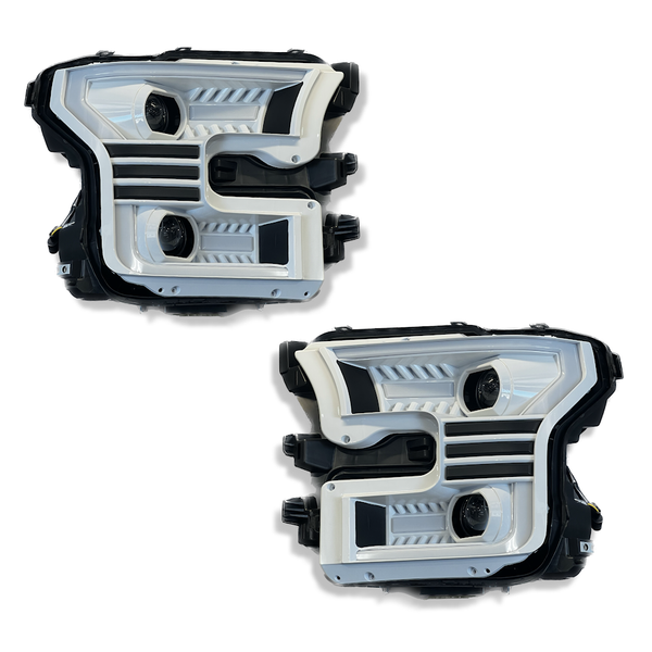 PRE-BUILT 2015-17 FORD F150 ALPHAREX HEADLIGHTS