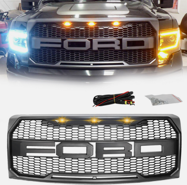 2009 - 14 F150 FRONT GRILLE (Raptor Style)