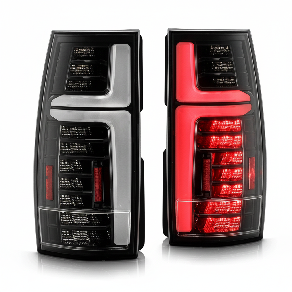 2007 - 14 CHEVY TAHOE/SUBURBAN DOUBLE L BAR TAIL LIGHTS