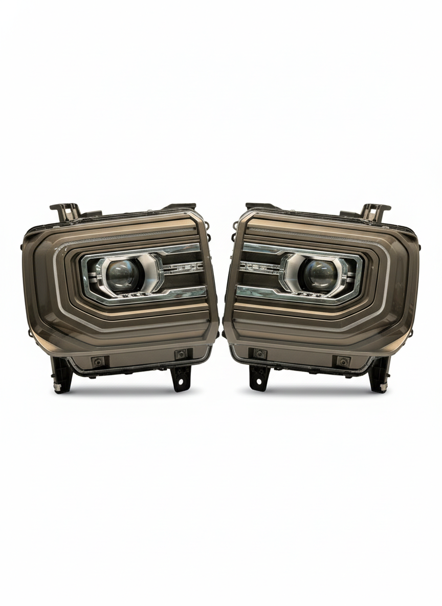2014-18 GMC SIERRA C BAR STYLE HEADLIGHTS
