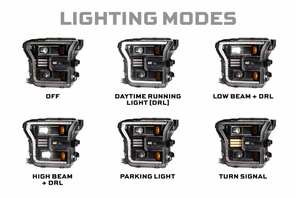 2015-17 FORD F150 MORIMOTO HYBRID LED HEADLIGHTS