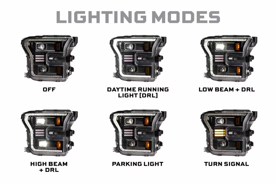 2015-17 FORD F150 MORIMOTO HYBRID LED HEADLIGHTS