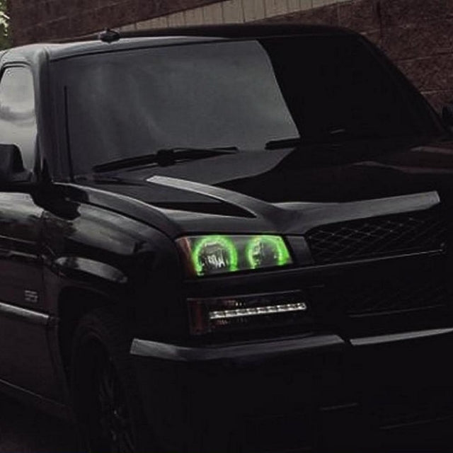 1999-2002 CHEVROLET SILVERADO HALF MOON HALO BUNDLE - RGBW