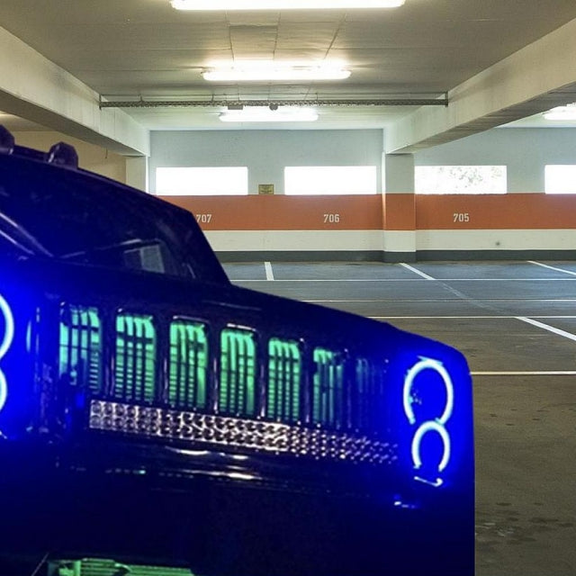 2005-2010 JEEP COMMANDER HALO AND FOG HALO BUNDLE - RGBW