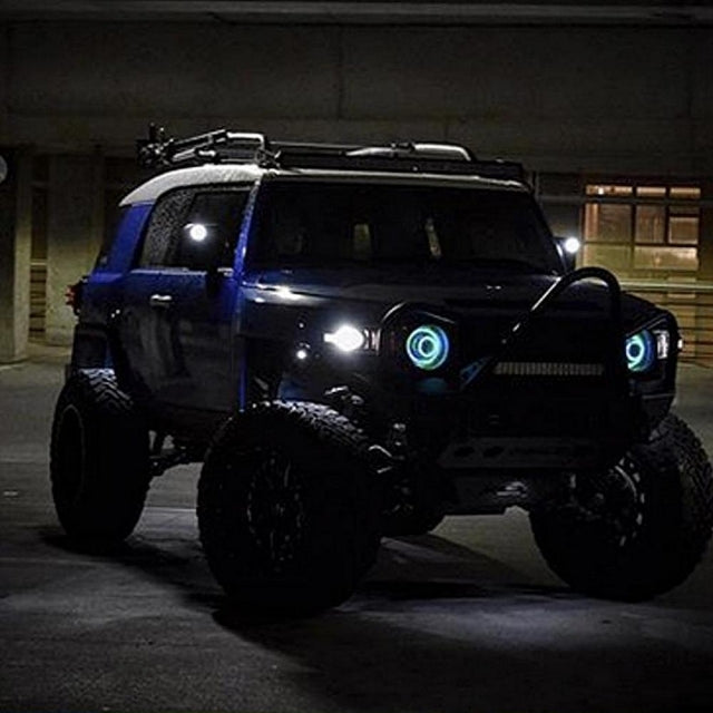 2007-2014 TOYOTA FJ CRUISER HALO AND PROJECTOR HALO BUNDLE - FLOW SERIES