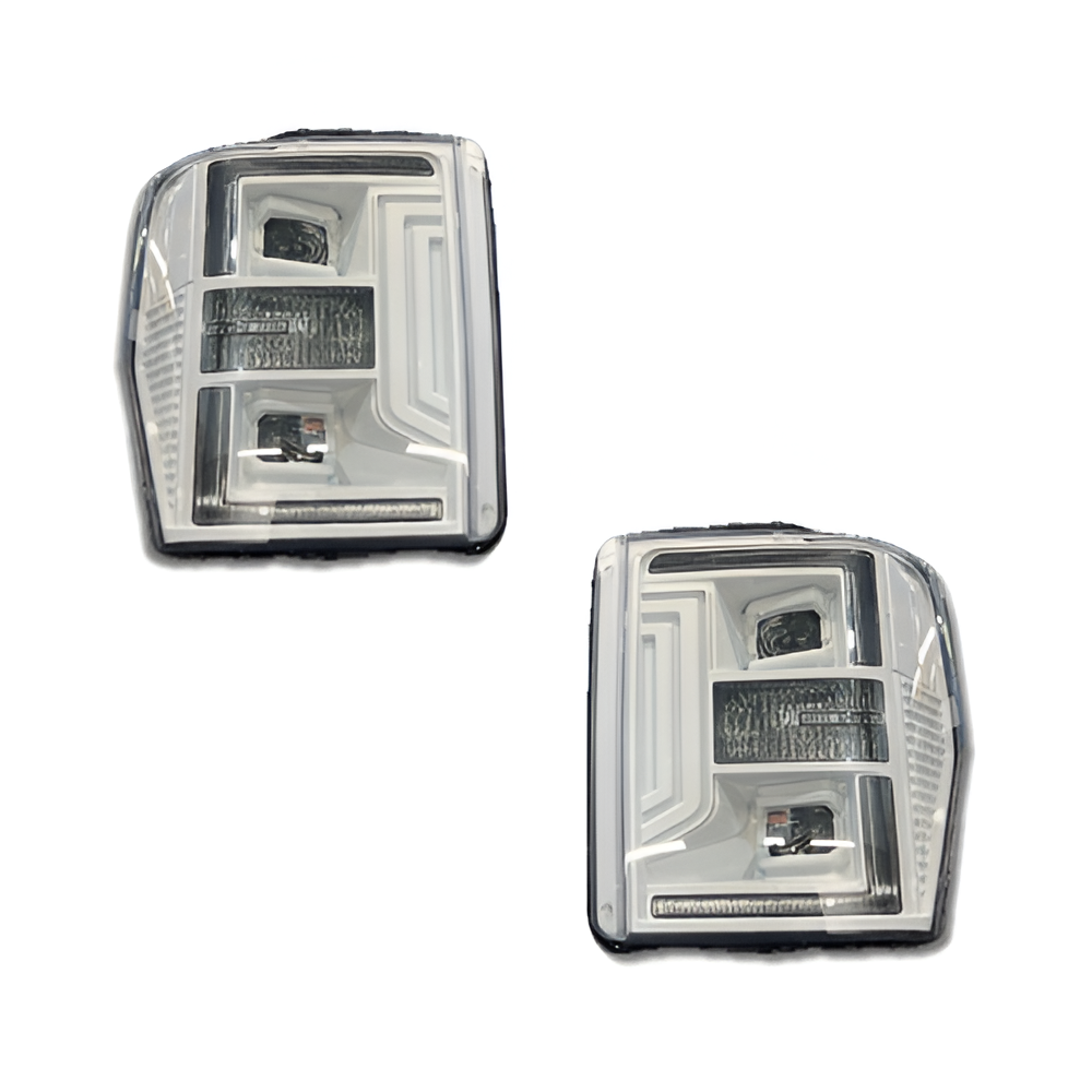 PRE-BUILT 2008-10 FORD SUPER DUTY MORIMOTO HYBRID LED HEADLIGHTS | APO