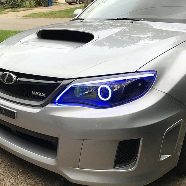 2012-2014 SUBARU IMPREZA WRX STI DRL AND PROJECTOR HALO BUNDLE - RGBW