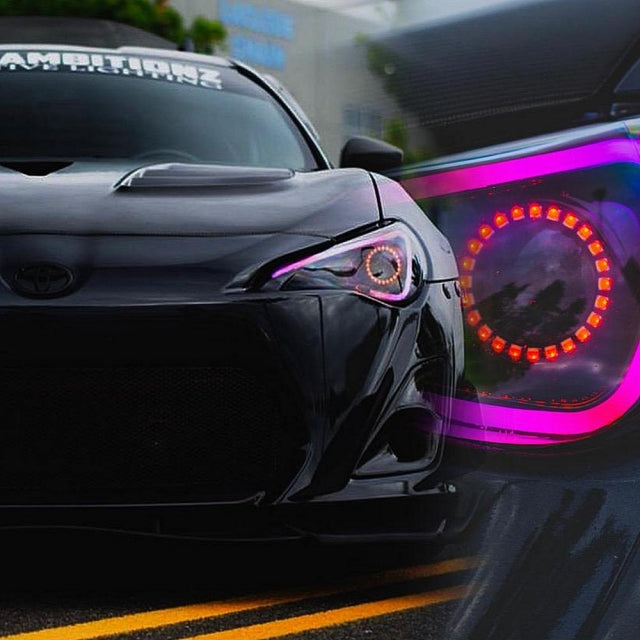 2012-2017 TOYOTA SCION FR-S SPEC-D FLOW SERIES DRL AND PROJECTOR HALO BUNDLE