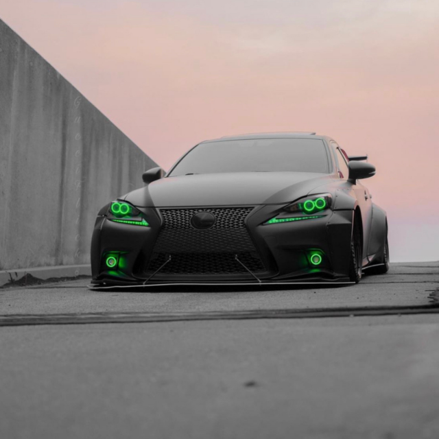 2014+ LEXUS IS 300 FLOW SERIES DRL AND 2 PROJECTOR HALO BUNDLES