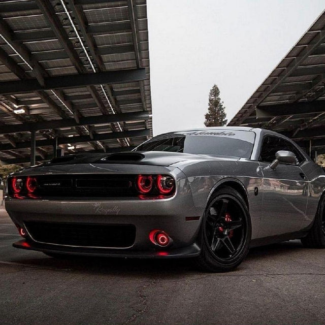 2015-2023 DODGE CHALLENGER RGBW DRL & FOG HALO BUNDLE