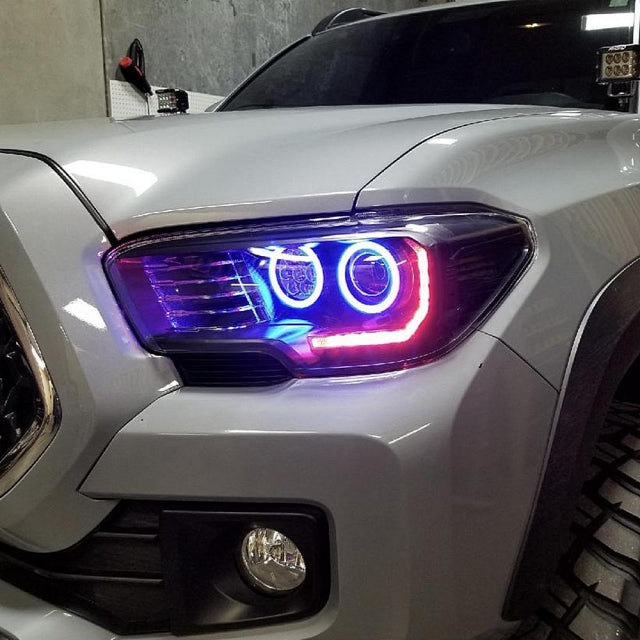 2016-2018 TOYOTA TACOMA RGBW DRL & PROJECTOR HALO BUNDLE