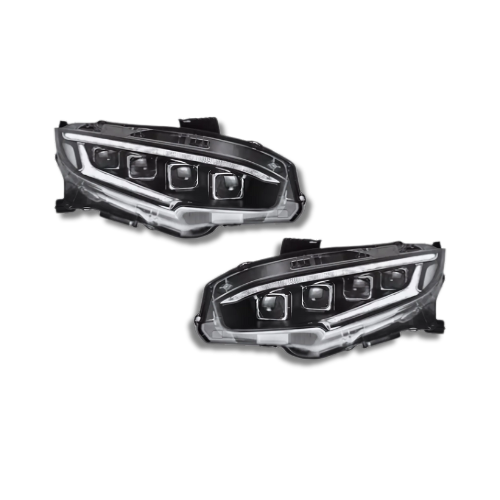 2016 - 21 HONDA CIVIC QUAD BEAM LED HEADLIGHTS