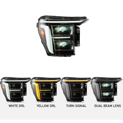 2021 - 23 FORD F150 FACELIFT PROJECTOR HEADLIGHTS