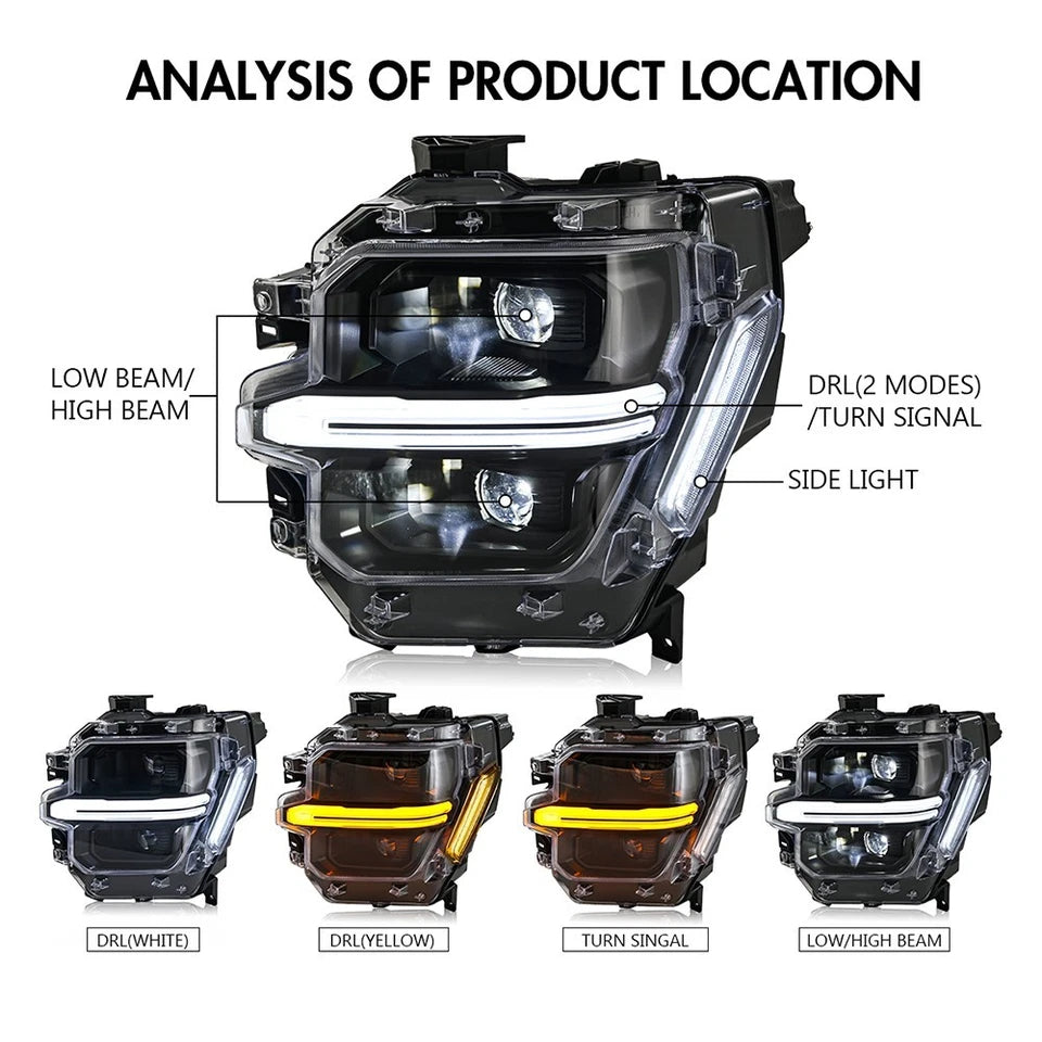 2024 - 2025 F150 LED PROJECTOR HEADLIGHT UPGRADE