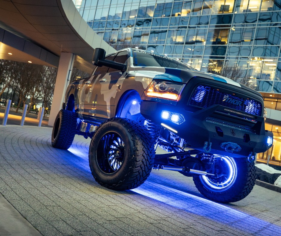 RGB+W Quad Row Wheel Lights