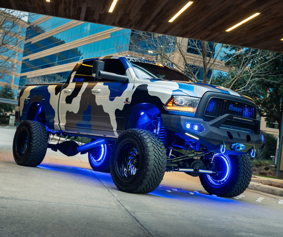 RGB+W Quad Row Wheel Lights