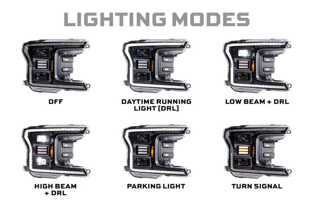 2018-20 FORD F150 MORIMOTO HYBRID HEADLIGHTS