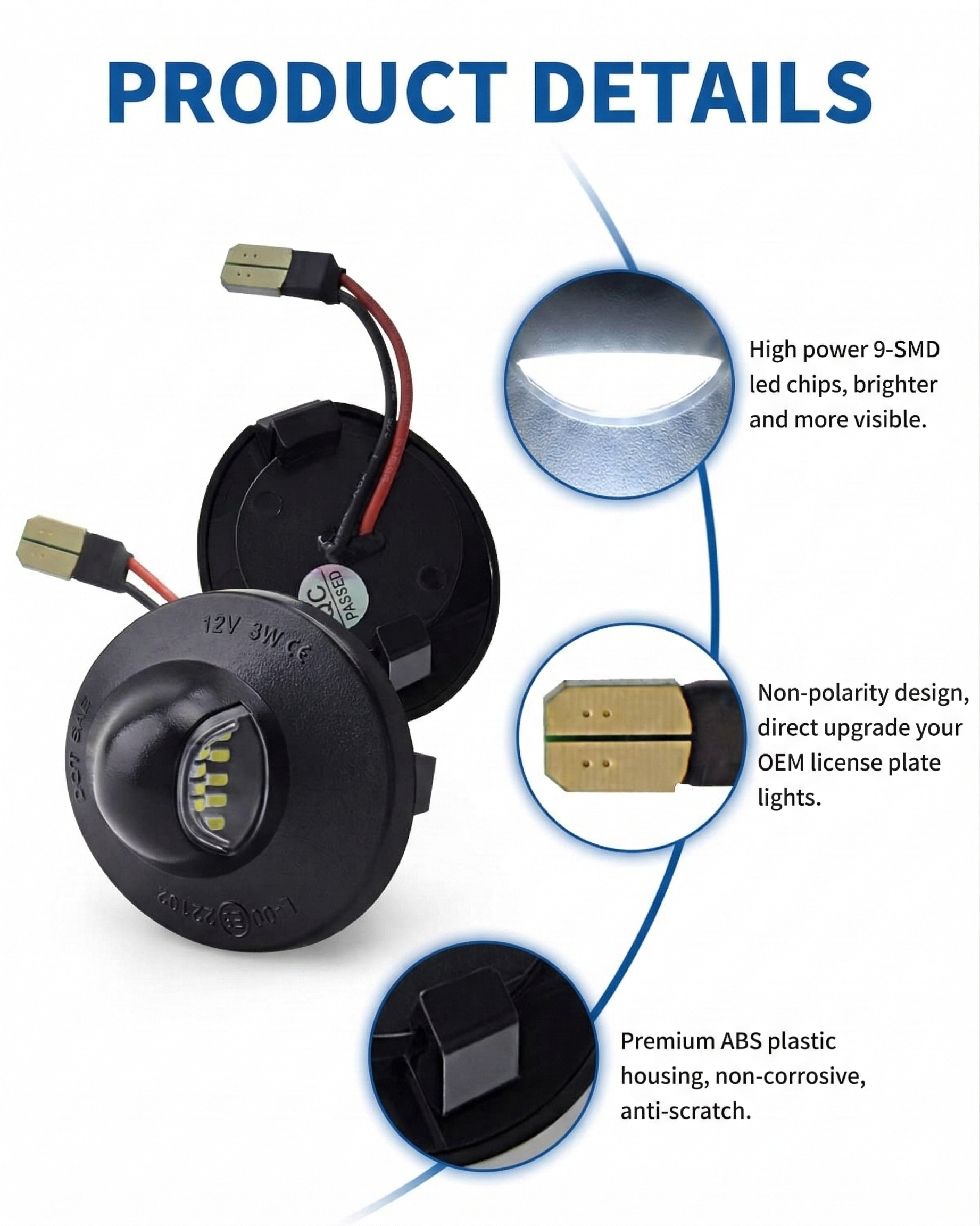 1999-2007 Ford Super Duty F-250/F-350 LED License Plate Lights