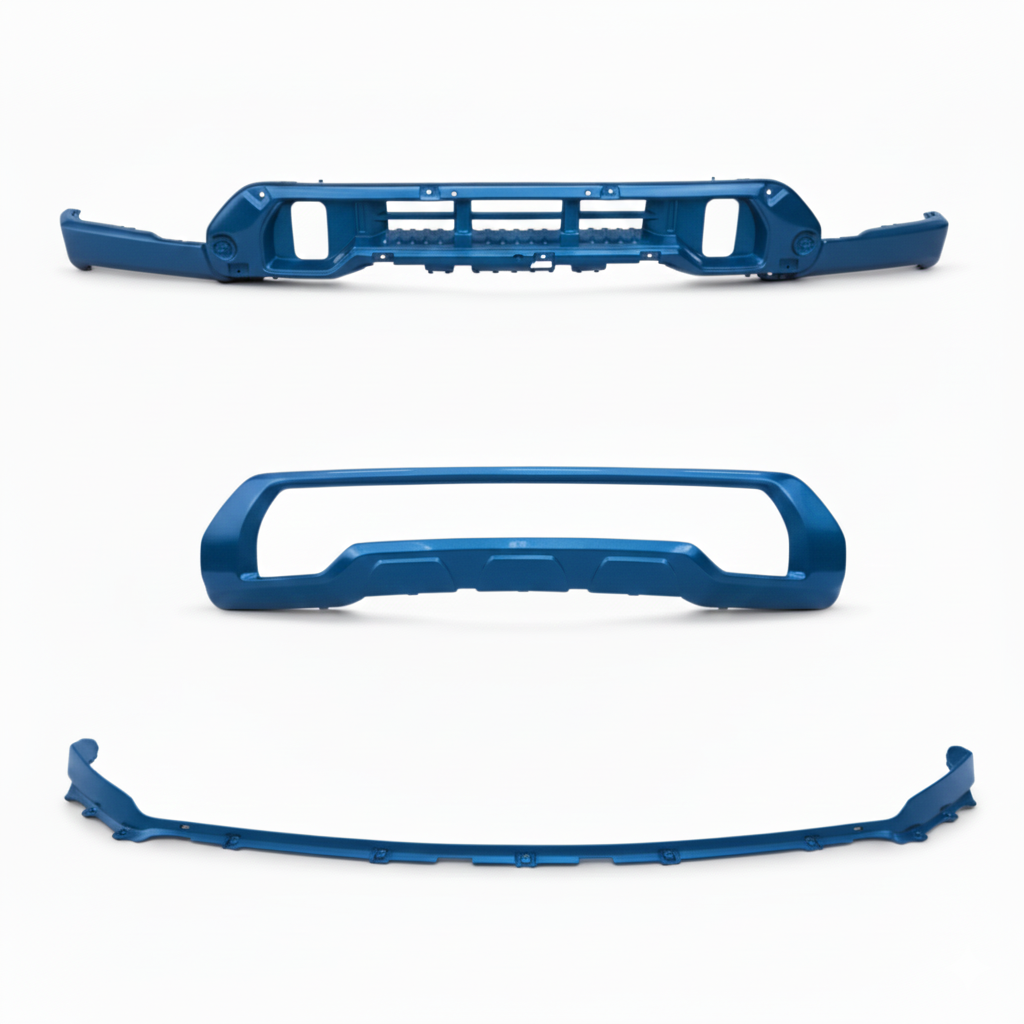 2020 - 23 GMC SIERRA HD COLORMATCHED FRONT END SHROUDS AND VALENCE