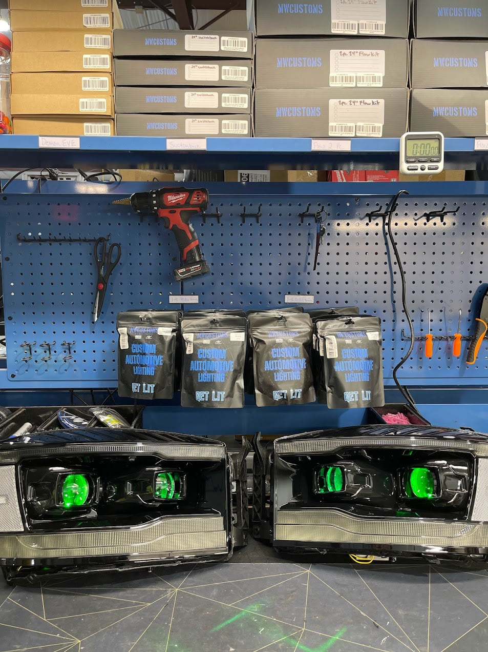 2006-08 DODGE RAM ALPHAREX HEADLIGHTS