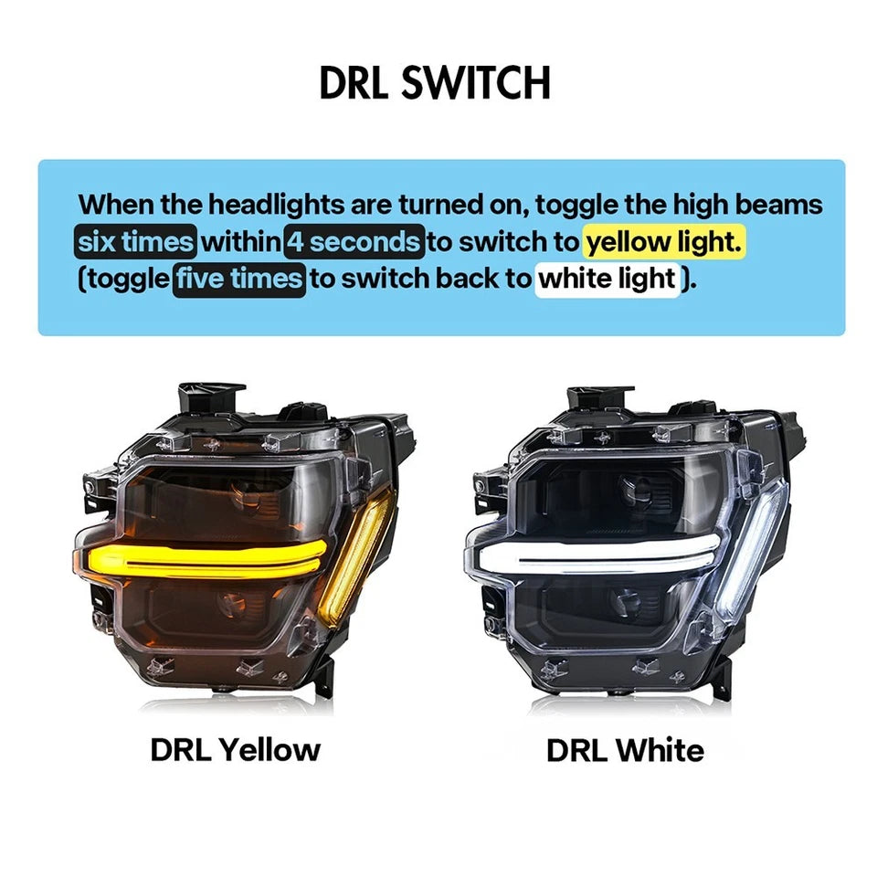 2024 - 2025 F150 LED PROJECTOR HEADLIGHT UPGRADE