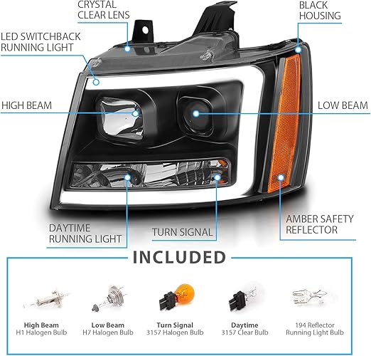 2007-13 SUBURBAN,TAHOE AND AVALANCHE CYCLOPS HEADLIGHT