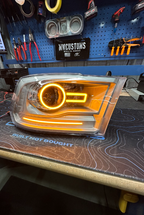 2009 - 18 DODGE RAM MWCUSTOMS PREMIUM SWITCHBACK HEADLIGHT