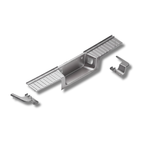 2015 - 26 FORD F150 COLORMATCHED REAR BUMPER STEP PAD