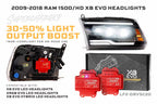2009 - 18 RAM XB EVO LED HEADLIGHTS