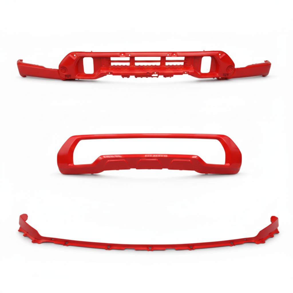 2020 - 23 GMC SIERRA HD COLORMATCHED FRONT END SHROUDS AND VALENCE