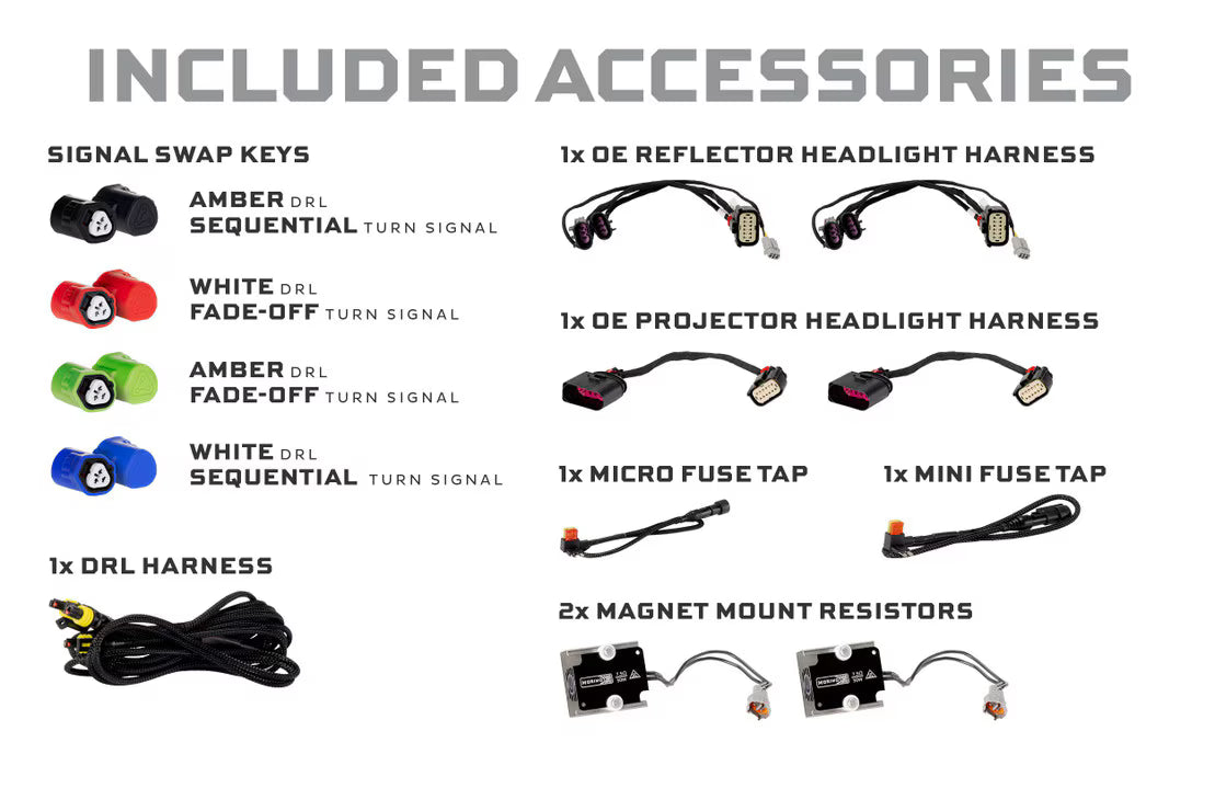 2009 - 18 RAM XB EVO LED HEADLIGHTS