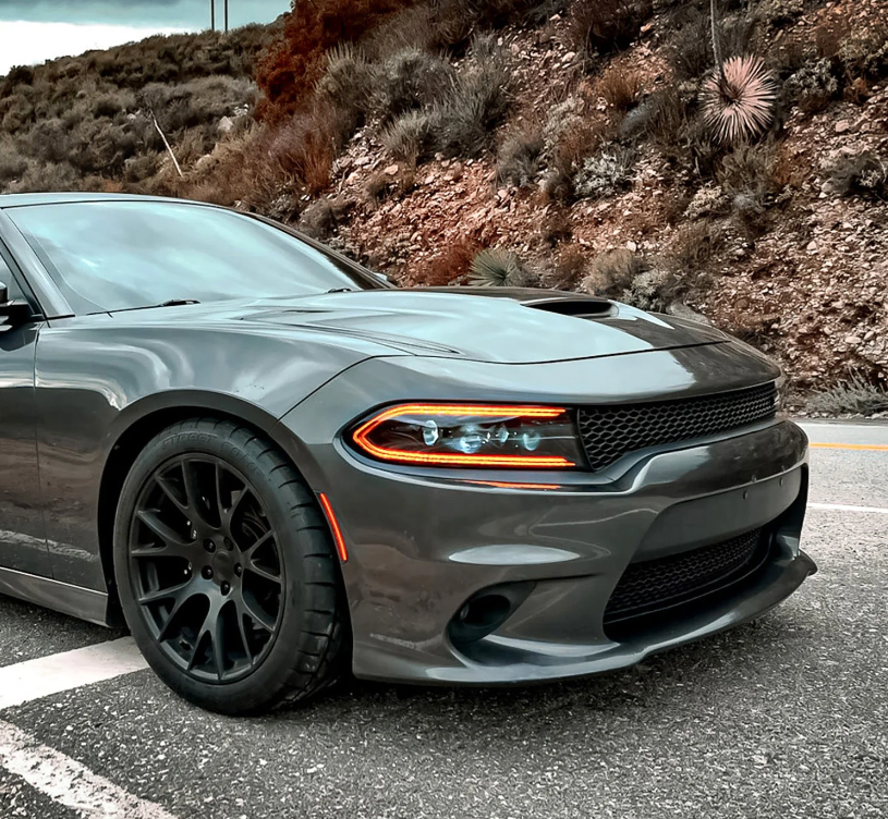 2015 - 23 DODGE CHARGER LUXX SERIES LED PROJECTOR HEADLIGHT