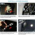 2007.5-2014 Chevy Silverado/GMC Sierra LED License Plate Lights