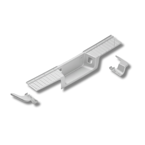 2015 - 26 FORD F150 COLORMATCHED REAR BUMPER STEP PAD