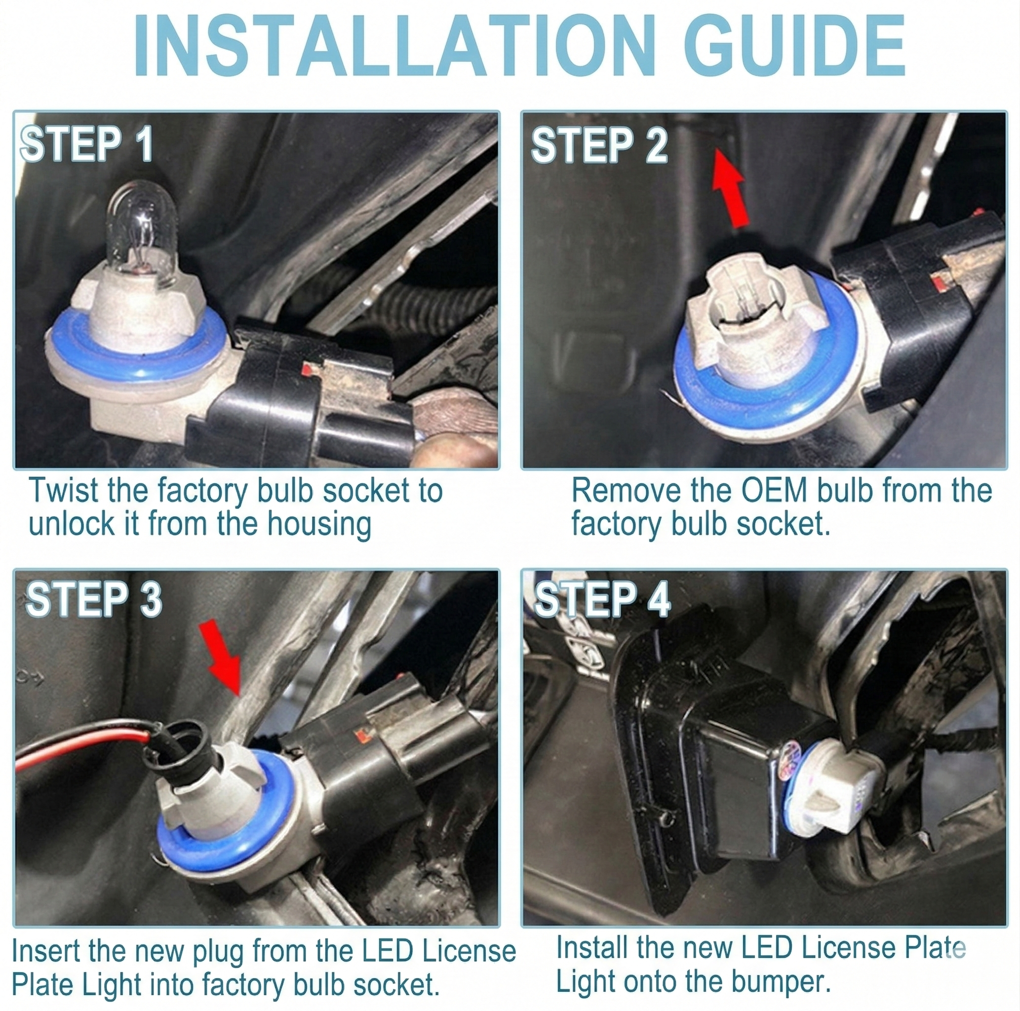 2010-2018 Dodge Ram 2500/3500 LED License Plate Lights